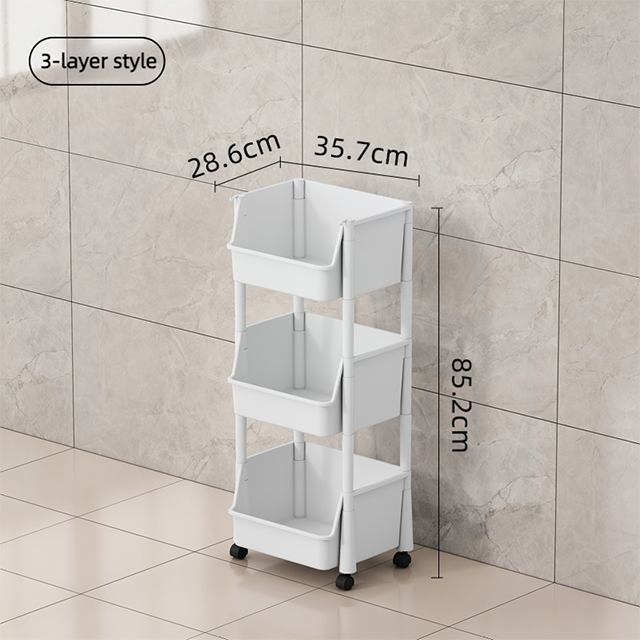 Plastic Storage Trolley