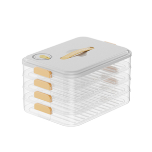 Stylish Lock-Fresh Dumpling Box Ideal for Commercial Kitchens