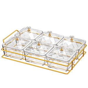 Fruit Plate Coffee Table Home Living Room High Value Partitioned Dry Fruit Plate