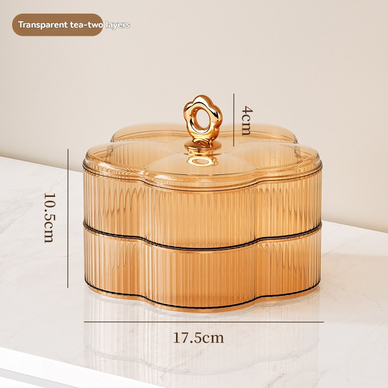 Stripe Flower-Shaped Candy Box