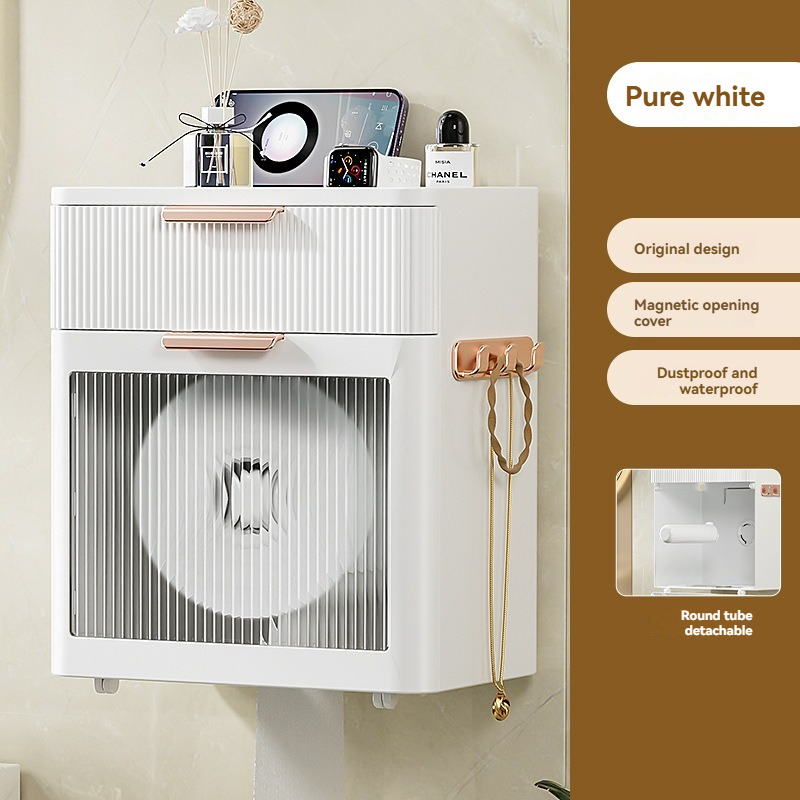 Wall-Mounted Tissue Storage Box - Premium B2B Bathroom Solution