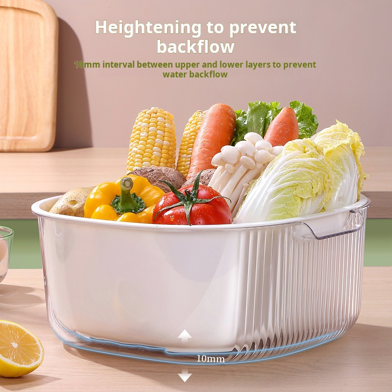 Premium Storage Basket with Draining Feature