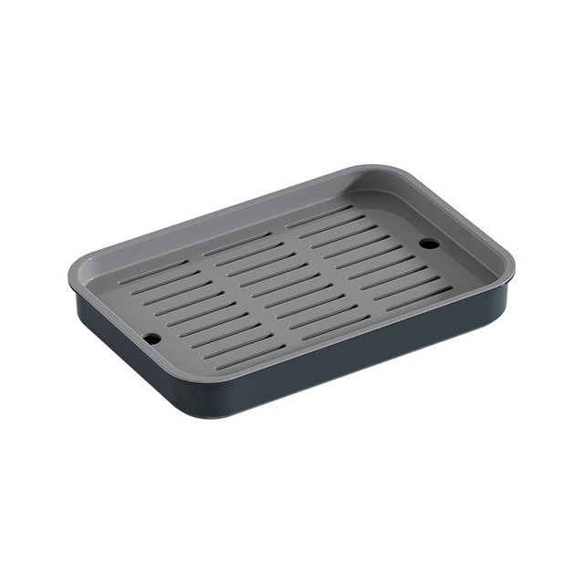 Living room creative transparent household rectangular fruit high-end light luxury tray