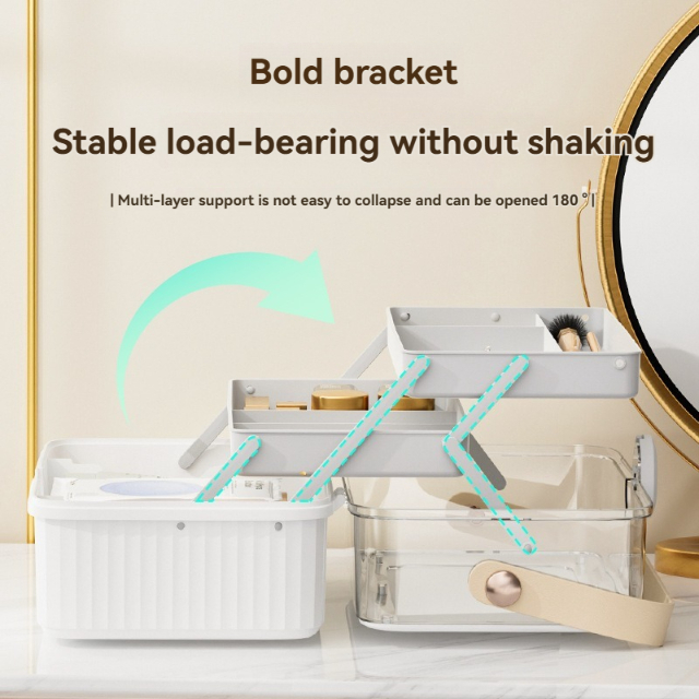 Large Capacity Dustproof Jewelry Storage Box with Lid