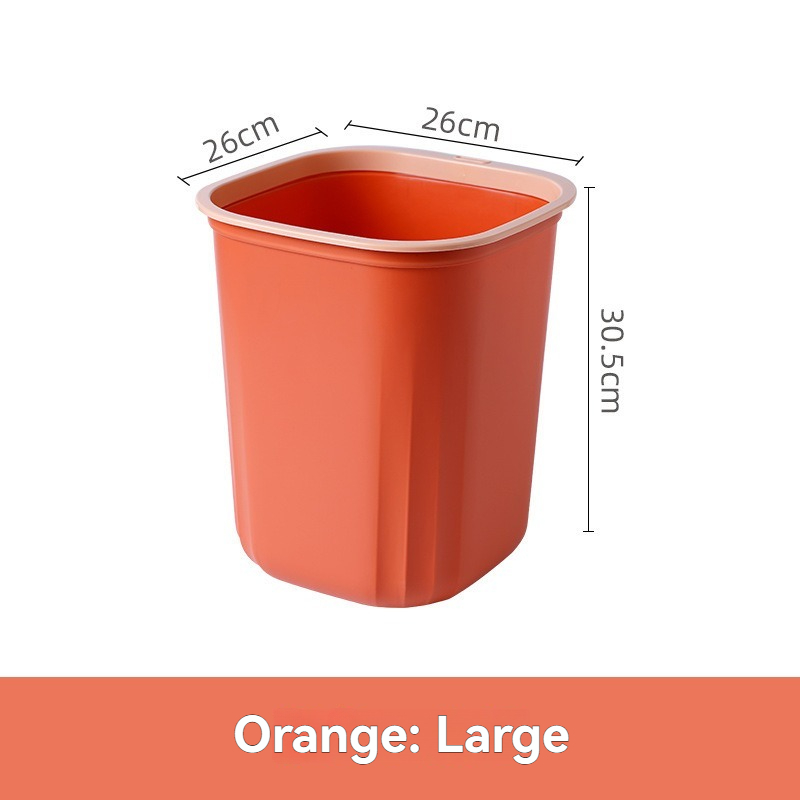 Simple Household Wastebasket without Lid