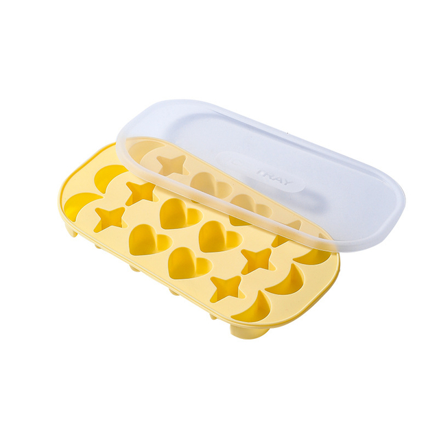 Creative Cartoon Soft Bottom Silicone Small Ice Cube Box