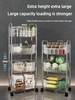 W1563 Transparent cart storage rack