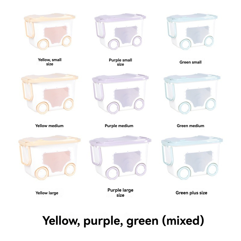 Wheeled Transparent Storage Box - Wholesale High-Quality Plastic Storage Solution