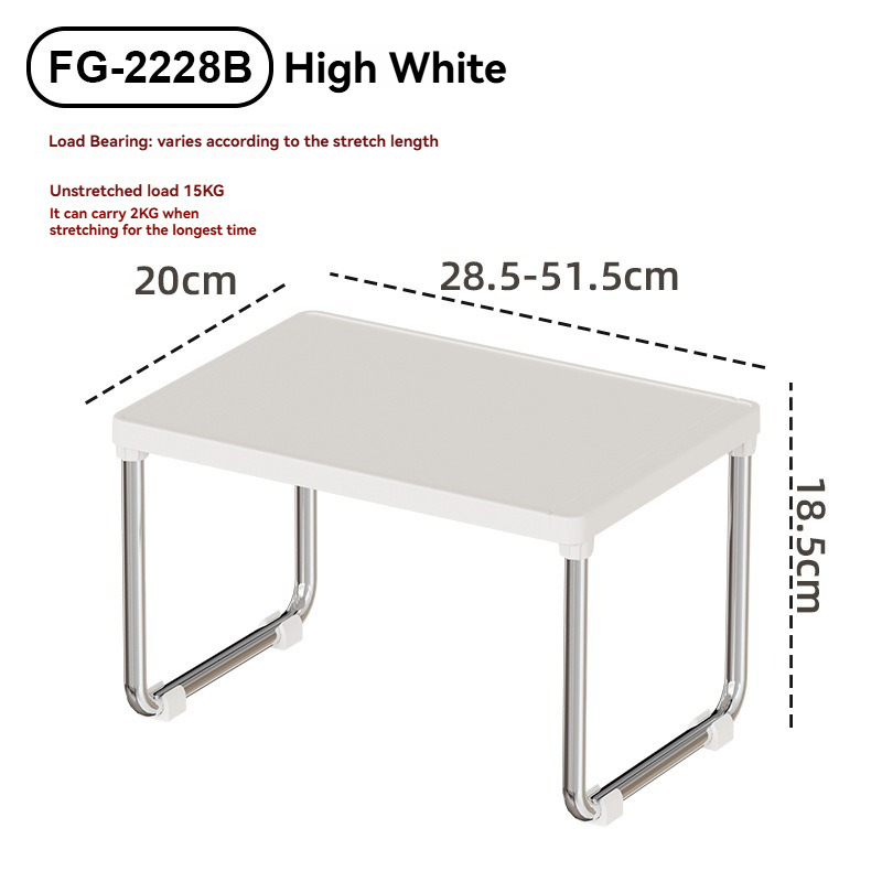 Retractable Double-Layer Storage Rack