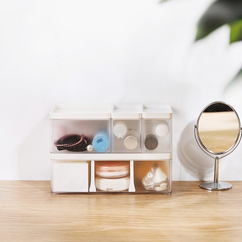 Cosmetic Storage Box with Removable Grid - Factory Direct B2B Organizer Solution