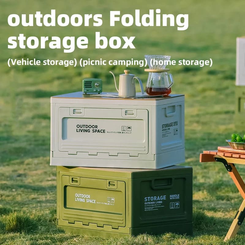 Outdoor Folding Storage Box for Bulk Retail & Camping Supplies