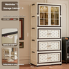 Nordic Transparent Multi-Layer Storage Wardrobe 