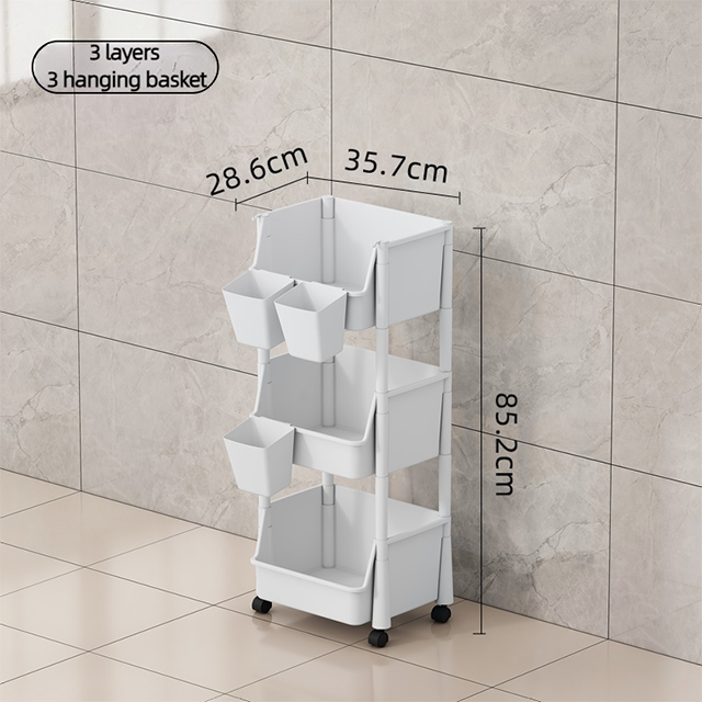 Plastic Storage Trolley