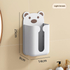 Wall-Mounted Tissue Holder with Bear Design - Wholesale Bathroom Tissue Dispenser 