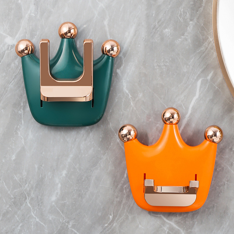 Crown-Shaped Hair Dryer Holder