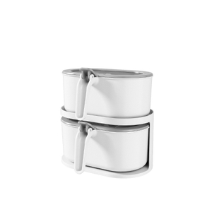 Versatile Wall-Mounted Seasoning Box Single & Double Layer