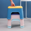 Durable Two-Color Stackable Plastic Stool