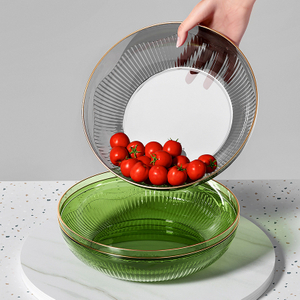 Elegant Durable Transparent Fruit Bowl
