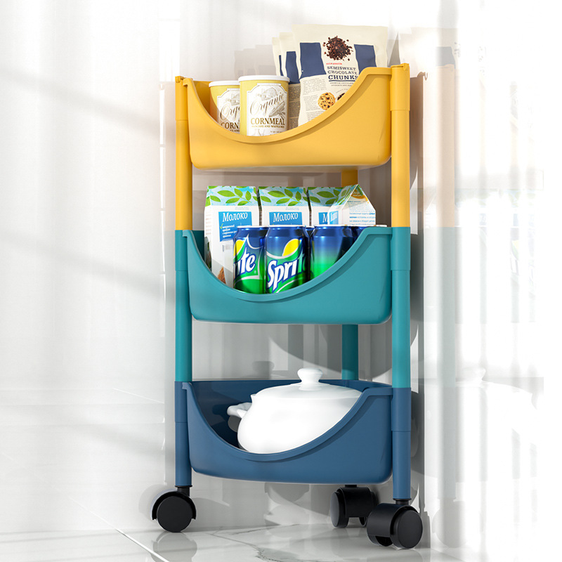 Floor-standing Multi-layer Triangle Toy Storage Rack