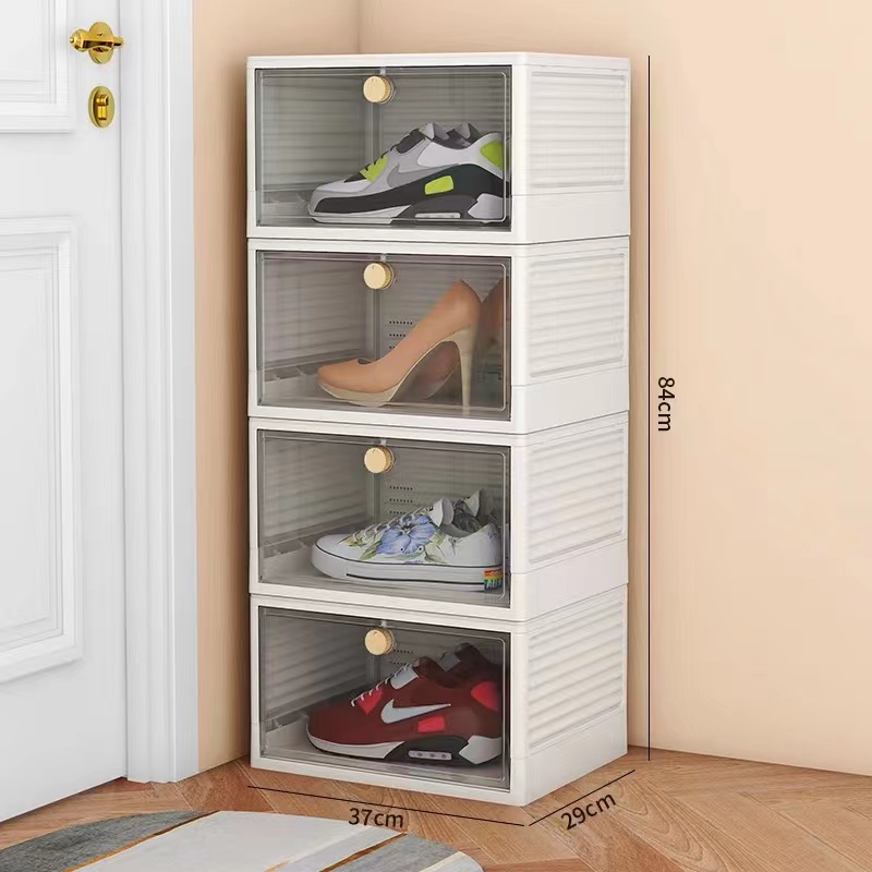W8005 Flip-top folding shoe box