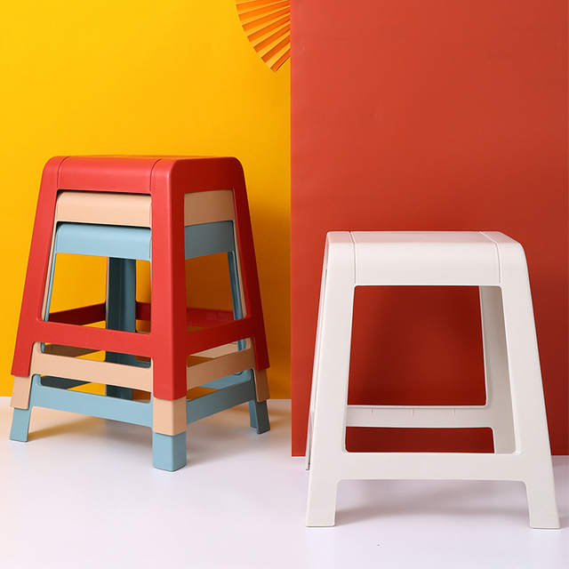 Stackable Plastic Stools for Business – Durable & Versatile Seating Solution