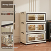 Nordic Transparent Multi-Layer Storage Cabinet for Bulk Retail