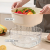 Multi-Functional Kitchen Drain Basket - Efficient Food Storage And Cleaning Solution