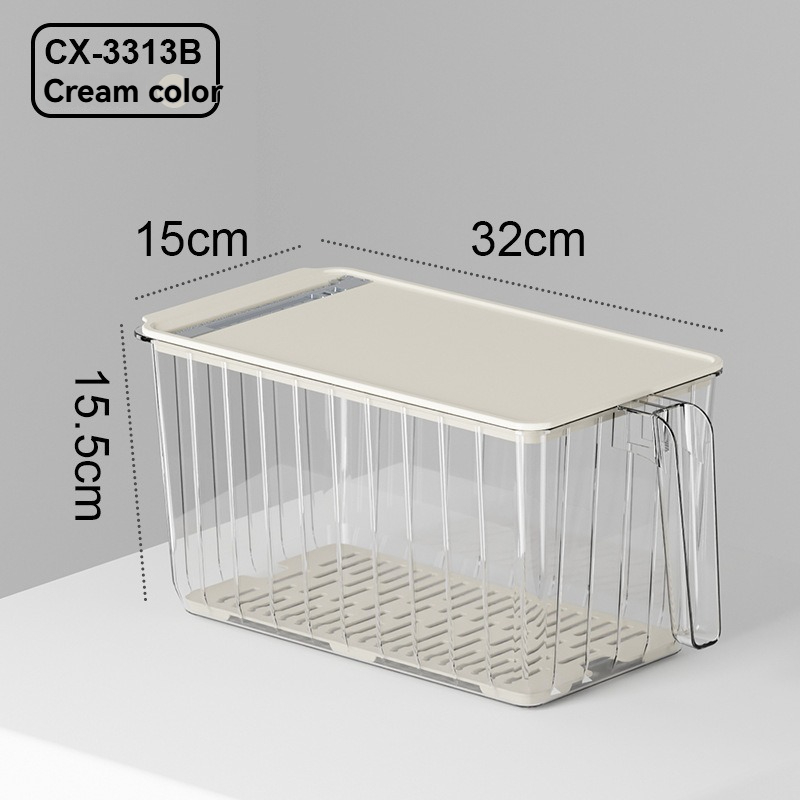 Refrigerator Storage Drain Basket - Efficient Food Storage And Preservation Solution