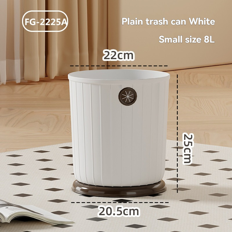 Retro Simple Trash Can for Office And Home Use