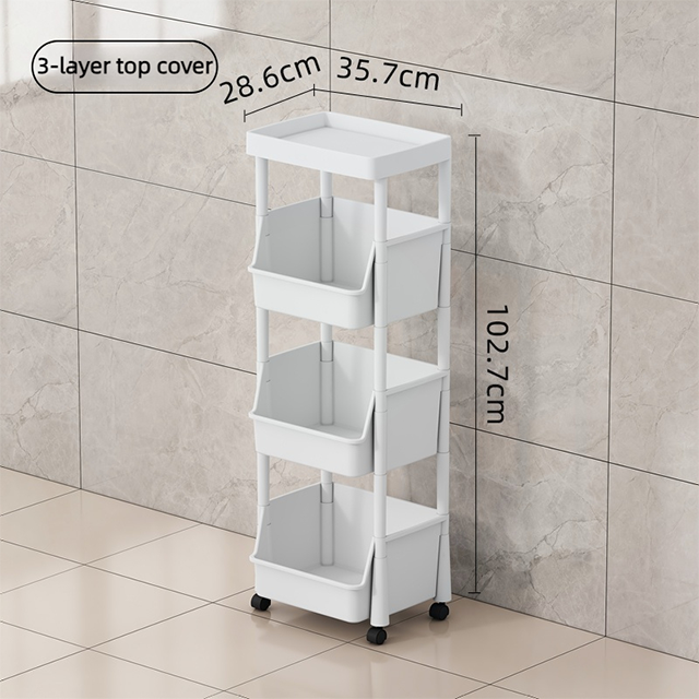 Plastic Storage Trolley