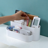 White Phone Stand Storage Set for Office Desks