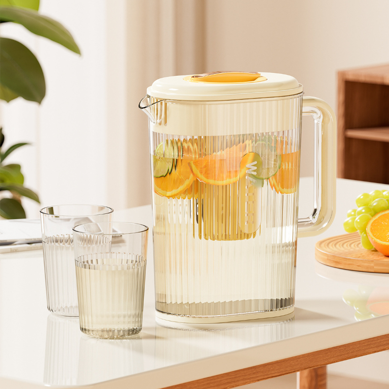 Household Large Capacity Cold Water Kettle High Temperature Resistant Sealed Refrigerator Juice Tea Bucket