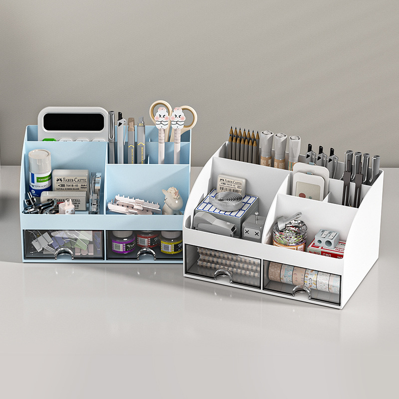 Double drawer storage box