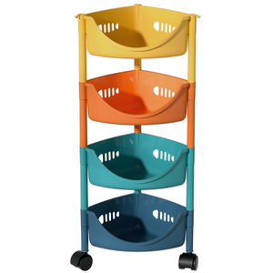Floor-standing Multi-layer Triangle Toy Storage Rack