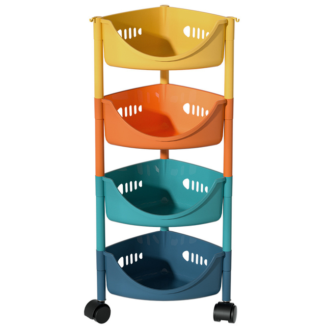 Floor-standing Multi-layer Triangle Toy Storage Rack