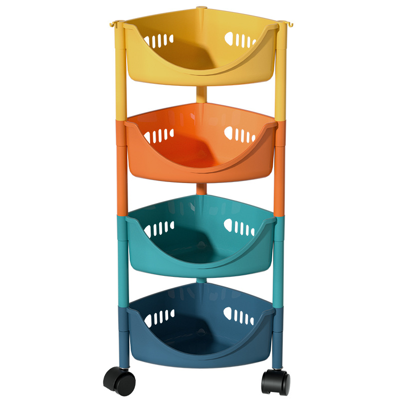Floor-standing Multi-layer Triangle Toy Storage Rack