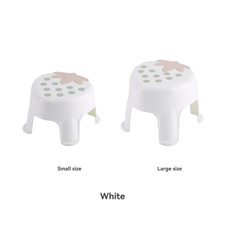 Strawberry Dot Step Stool for Kids - Cute, Durable, And Non-Slip