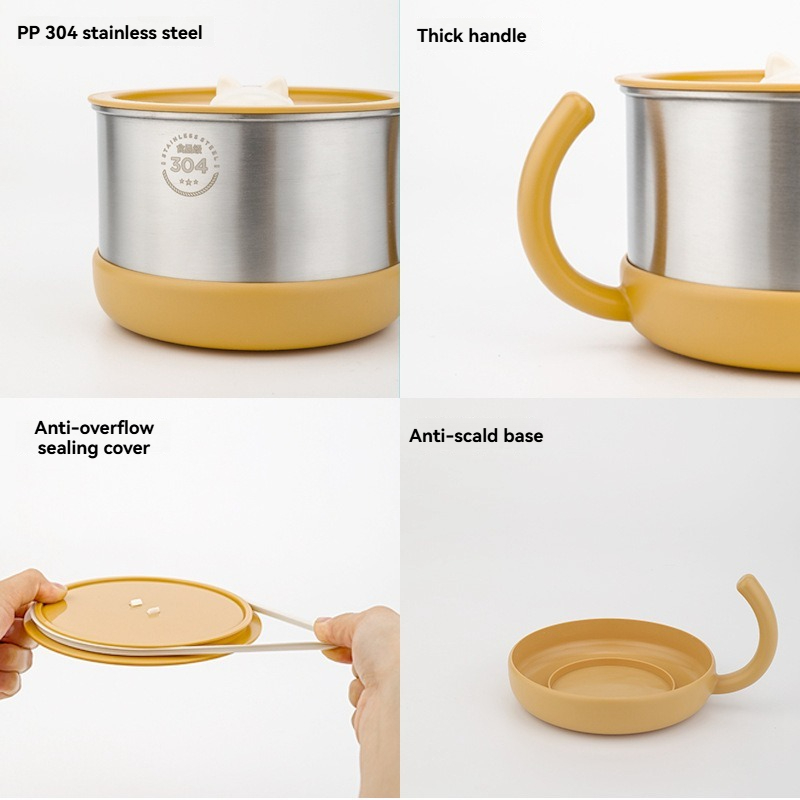 Stainless Steel Food Container with Handle – Portable & Insulated for B2B Procurement