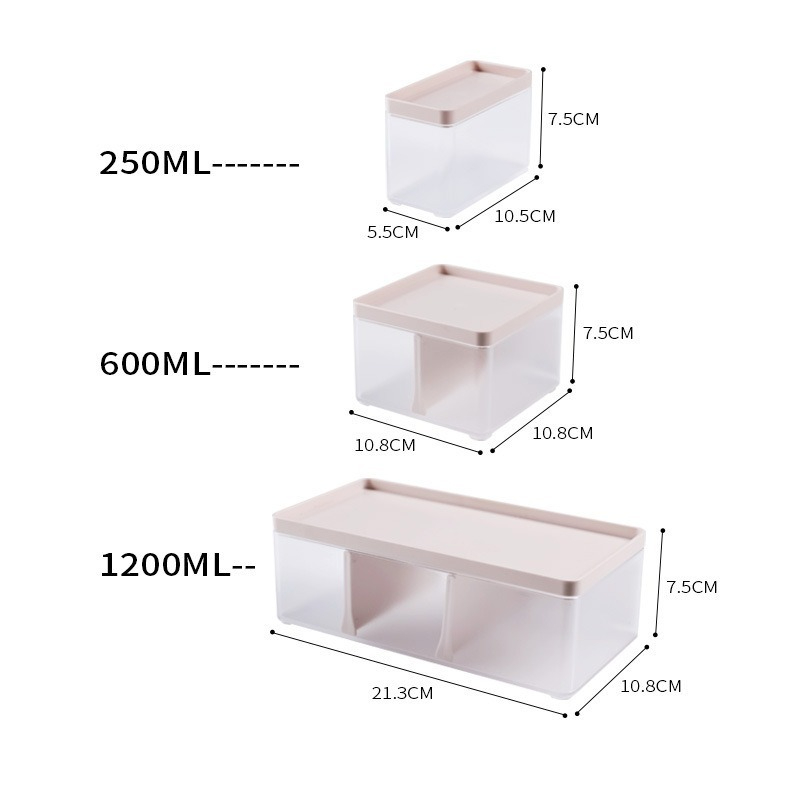 Cosmetic Storage Box with Removable Grid - Factory Direct B2B Organizer Solution