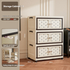 Nordic Transparent Double-Door Storage Wardrobe for Bulk Retail