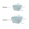 High-Quality Plastic Vegetable Washing Basin - Multiple Colors And Sizes Available