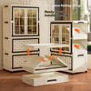 Nordic Transparent Multi-Layer Storage Wardrobe 