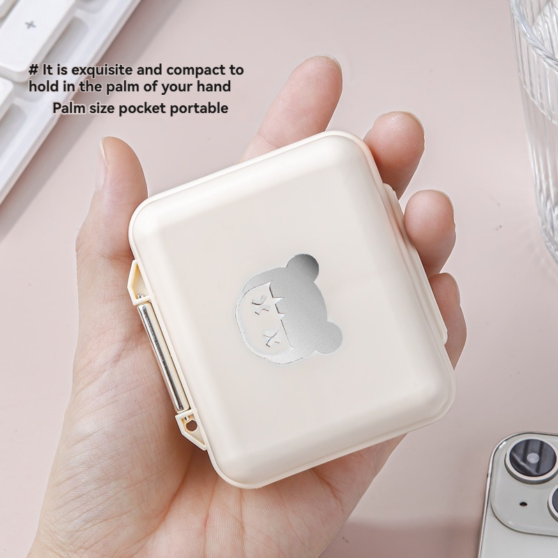 Sealed Storage Box - Portable Multi-Function Pill And Jewelry Organizer