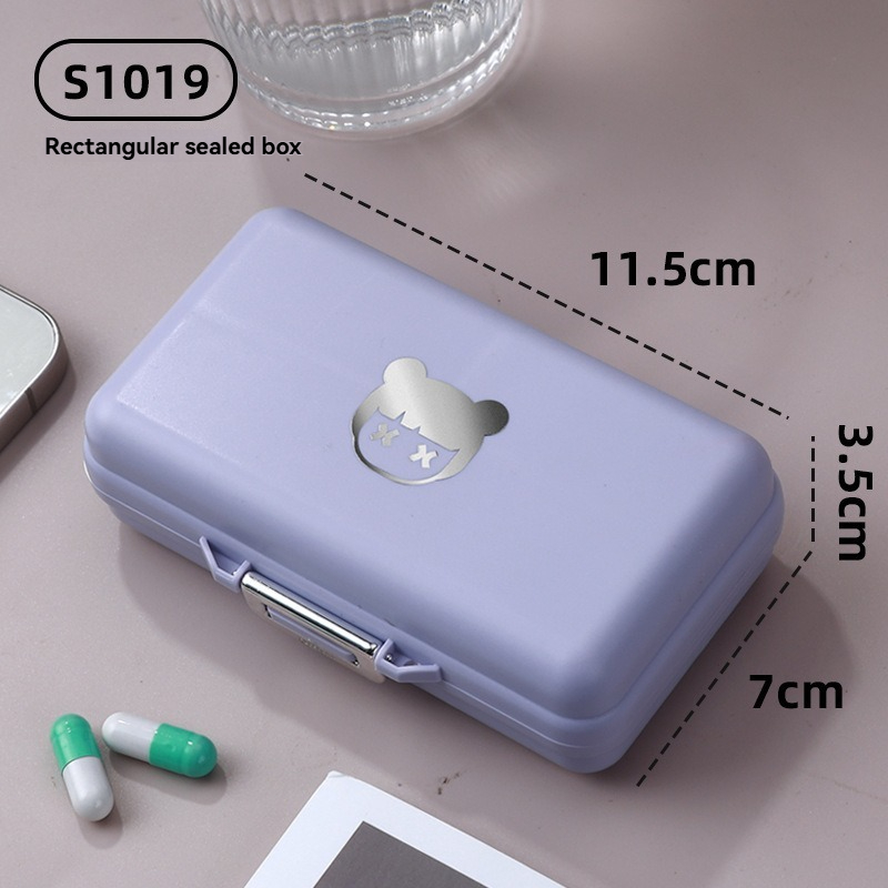 Sealed Storage Box - Portable Multi-Function Pill And Jewelry Organizer