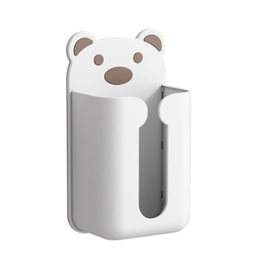 Wall-Mounted Tissue Holder with Bear Design - Wholesale Bathroom Tissue Dispenser 