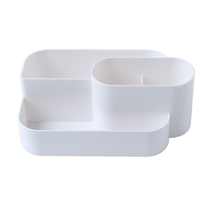 White Phone Stand Storage Set for Office Desks