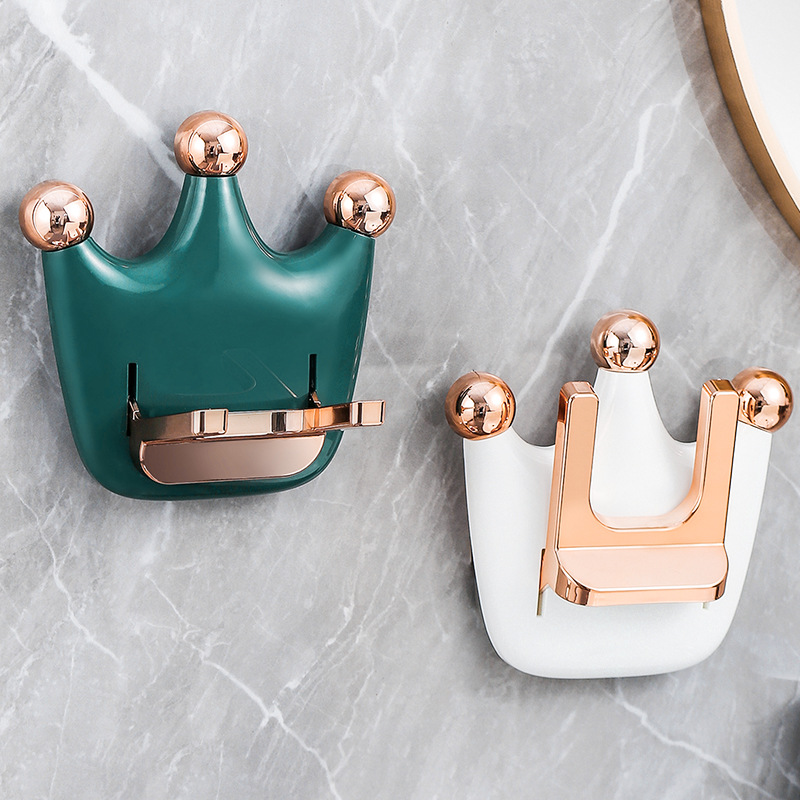 Crown-Shaped Hair Dryer Holder