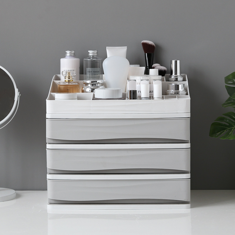 Multi-layer Cosmetic Storage Cabinet Desktop Storage Solution for B2B Procurement