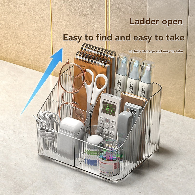 Light Luxury PET Storage Box - Premium Desk Organizer for B2B Buyers
