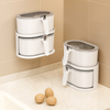 Versatile Wall-Mounted Seasoning Box Single & Double Layer
